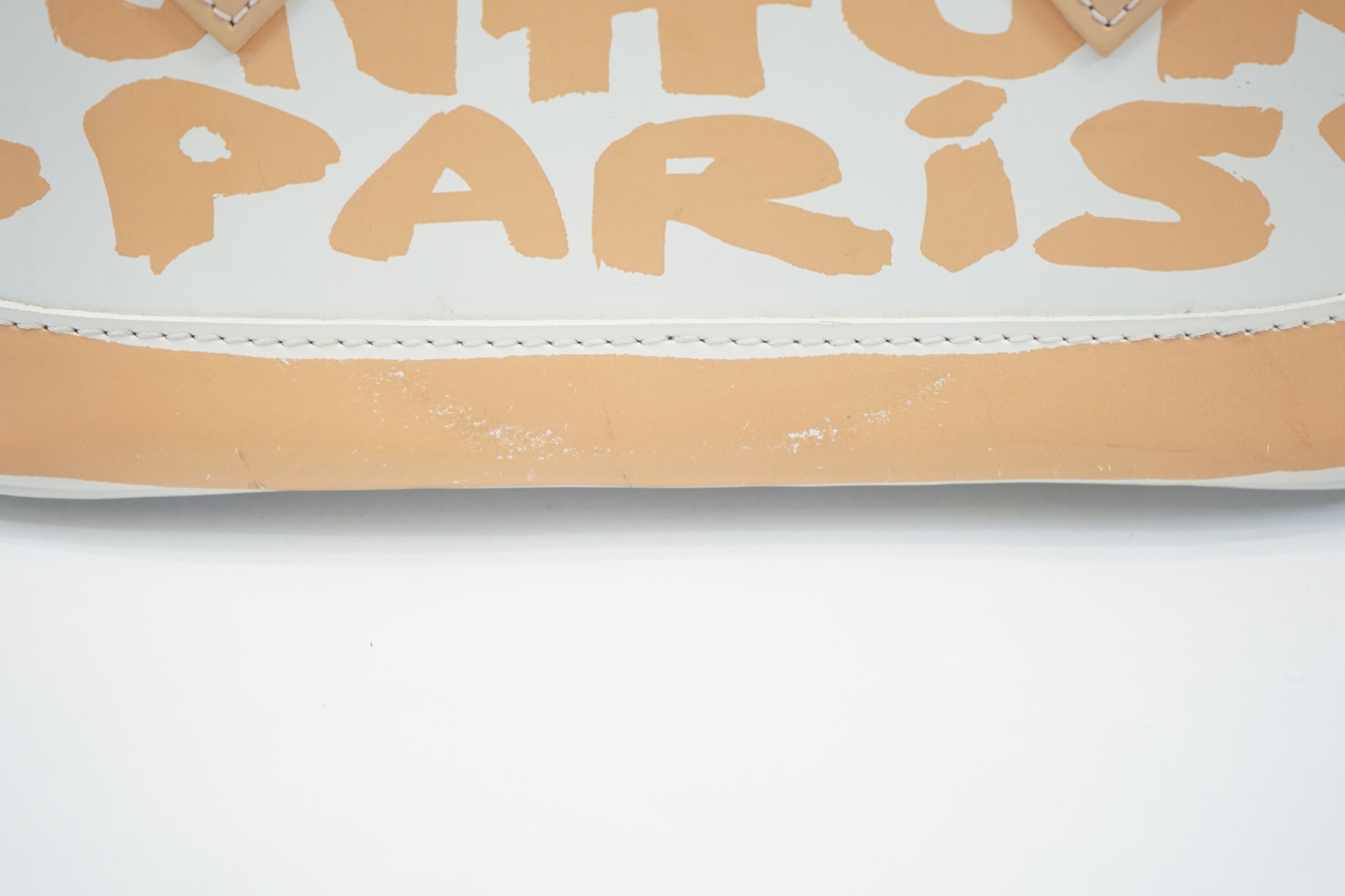 A Louis Vuitton x Stephen Sprouse 2001 GRAFFITI Alma BB Handbag - Neutrals width 25cm, depth 10cm, height 12cm